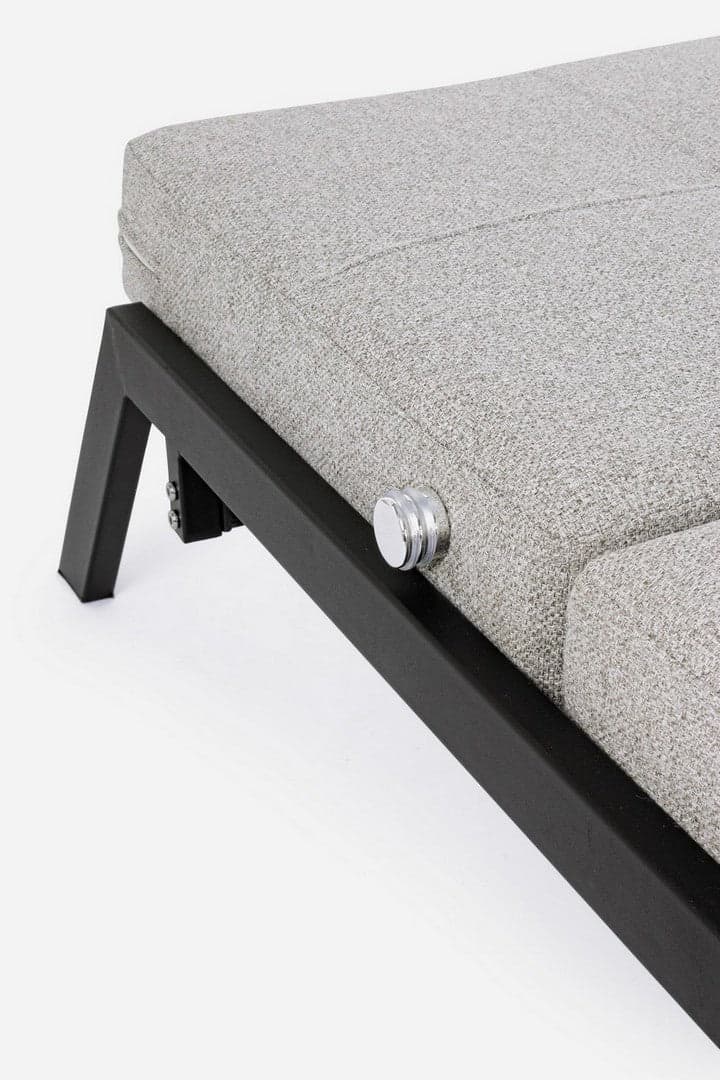 Divano letto "Hayden" con struttura in acciaio e imbottitura comoda, 95 x 96 x 79 h cm in Divani Decor Space - Altamura, commercioVirtuoso.it