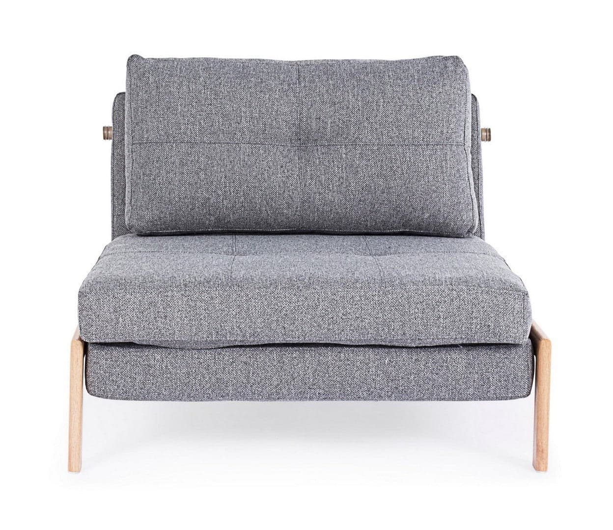 Divano letto "Hayden" con struttura in acciaio e imbottitura comoda, 95 x 96 x 79 h cm in Divani Decor Space - Altamura, commercioVirtuoso.it
