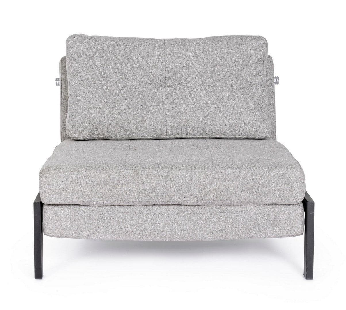 Divano letto "Hayden" con struttura in acciaio e imbottitura comoda, 95 x 96 x 79 h cm in Divani Decor Space - Altamura, commercioVirtuoso.it
