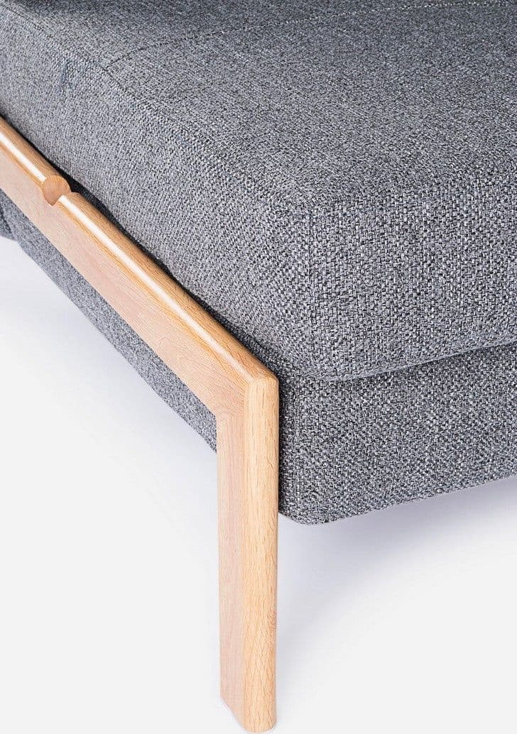 Divano letto "Hayden" con struttura in acciaio e imbottitura comoda, 95 x 96 x 79 h cm - 34