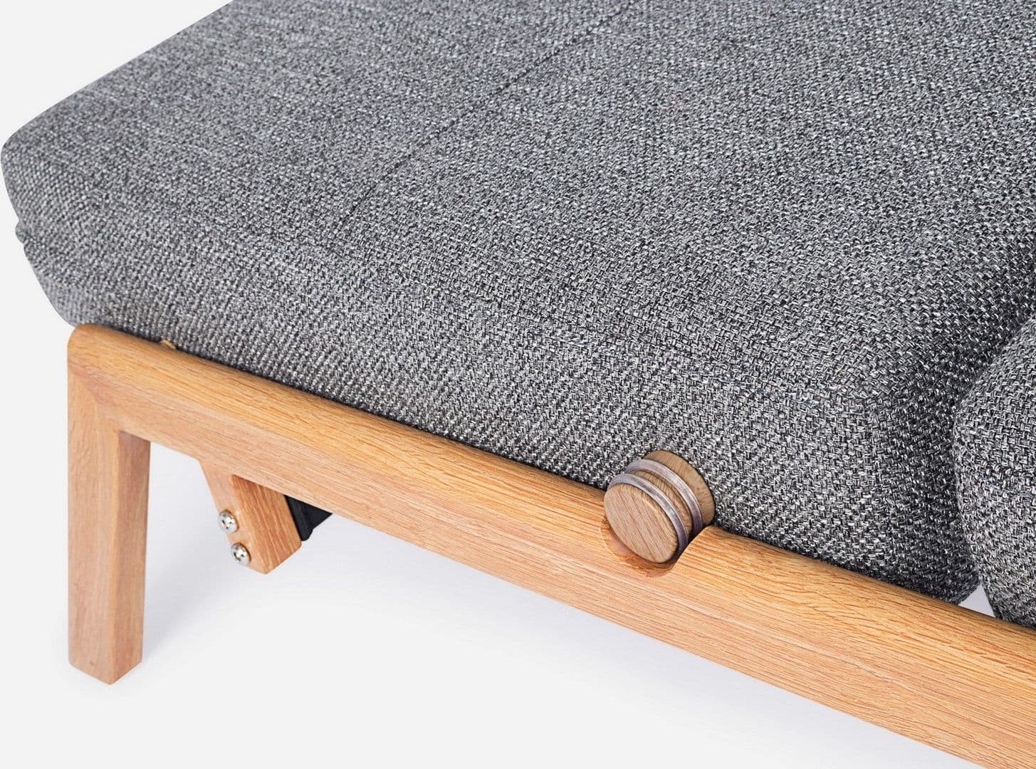 Divano letto "Hayden" con struttura in acciaio e imbottitura comoda, 95 x 96 x 79 h cm - 38