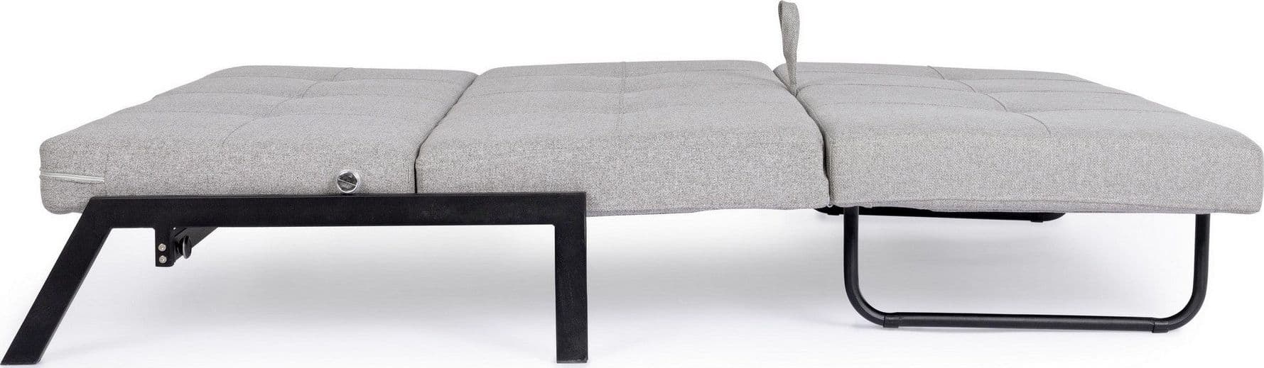 Divano letto "Hayden" con struttura in acciaio e imbottitura comoda, 95 x 96 x 79 h cm - 45