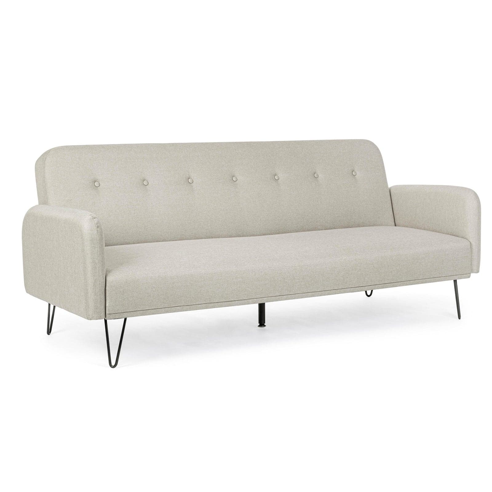 Divano letto "Bridjet" per interno con struttura in legno di eucalipto, 200 x 82 x 81 cm in Divani Decor Space - Altamura, commercioVirtuoso.it