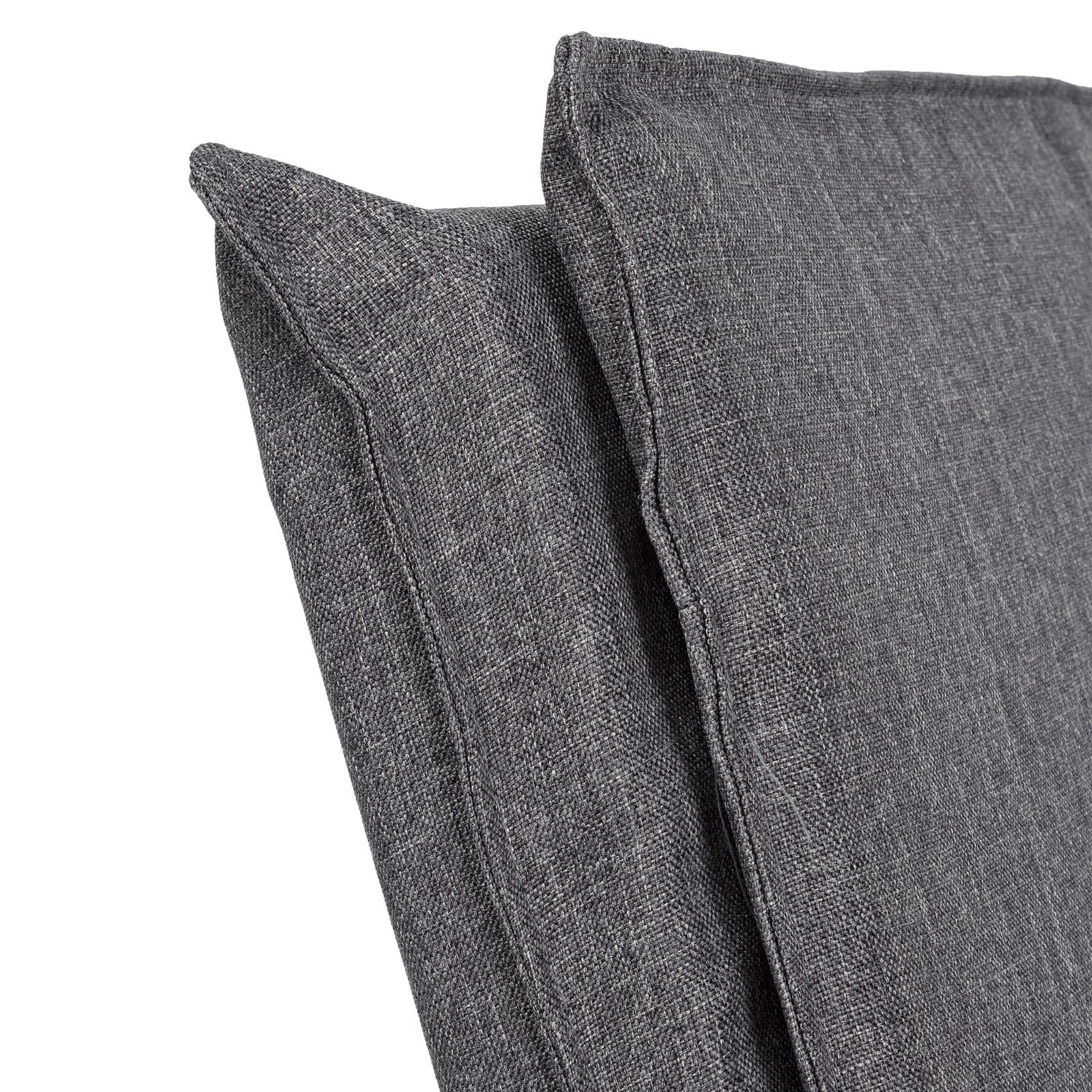 Sedia a dondolo "Ginevra" grigio imbottita in legno da interno per salotto e studio Casa e cucina/Arredamento/Soggiorno/Poltrone e sedie/Poltrone Decor Space - Altamura, Commerciovirtuoso.it