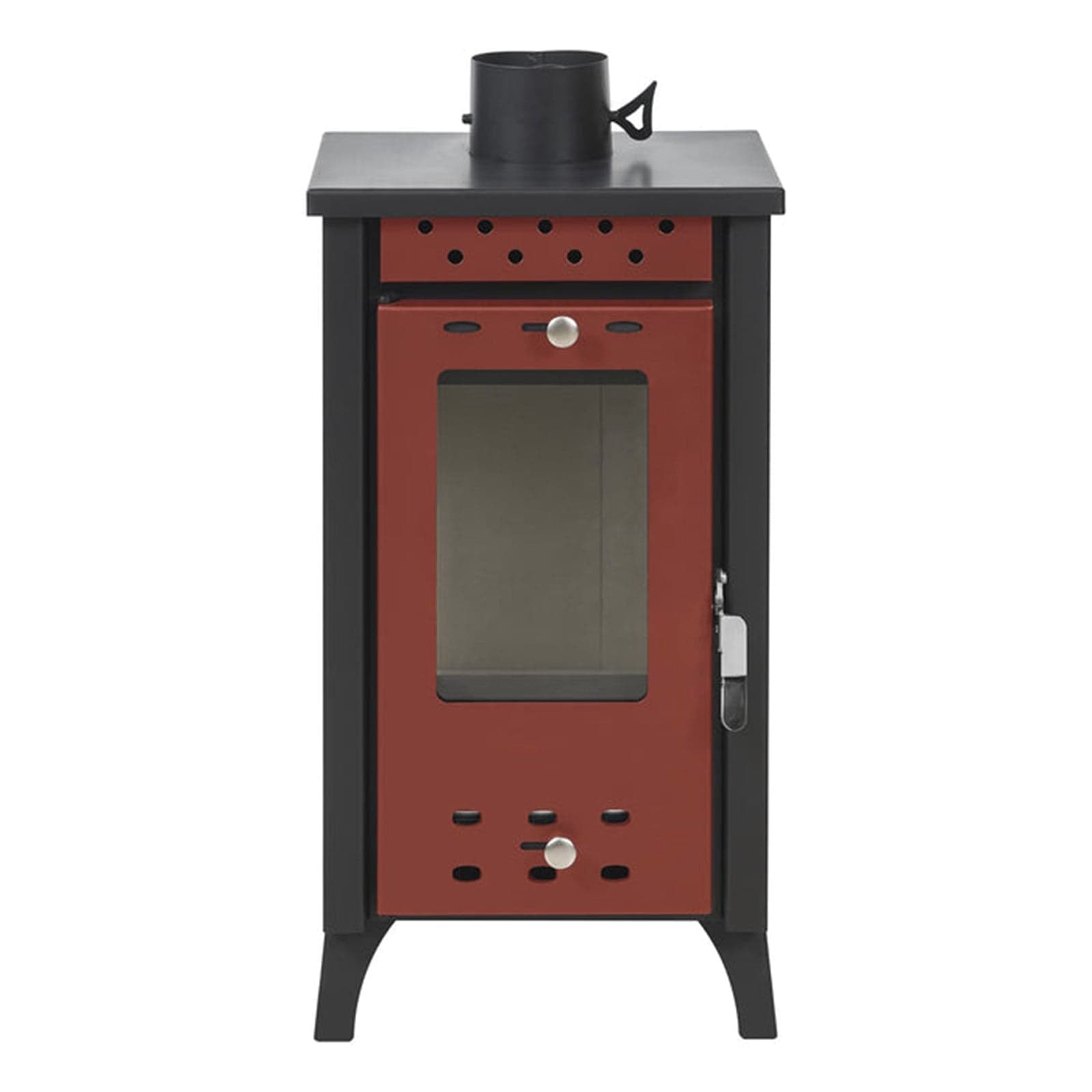 Stufa a legna "Matilde" 7,7 kw in acciaio verniciato h 74 cm in Impianti di riscaldamento a combustibile solido Decor Space - Altamura, commercioVirtuoso.it