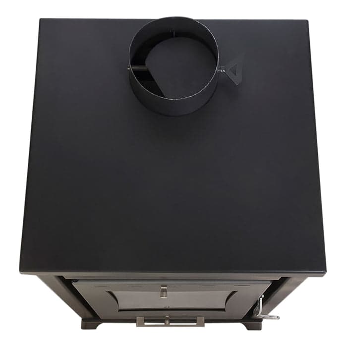 Stufa a legna "Olga" 15 kw in acciaio verniciato h 91 cm in Impianti di riscaldamento a combustibile solido Decor Space - Altamura, commercioVirtuoso.it