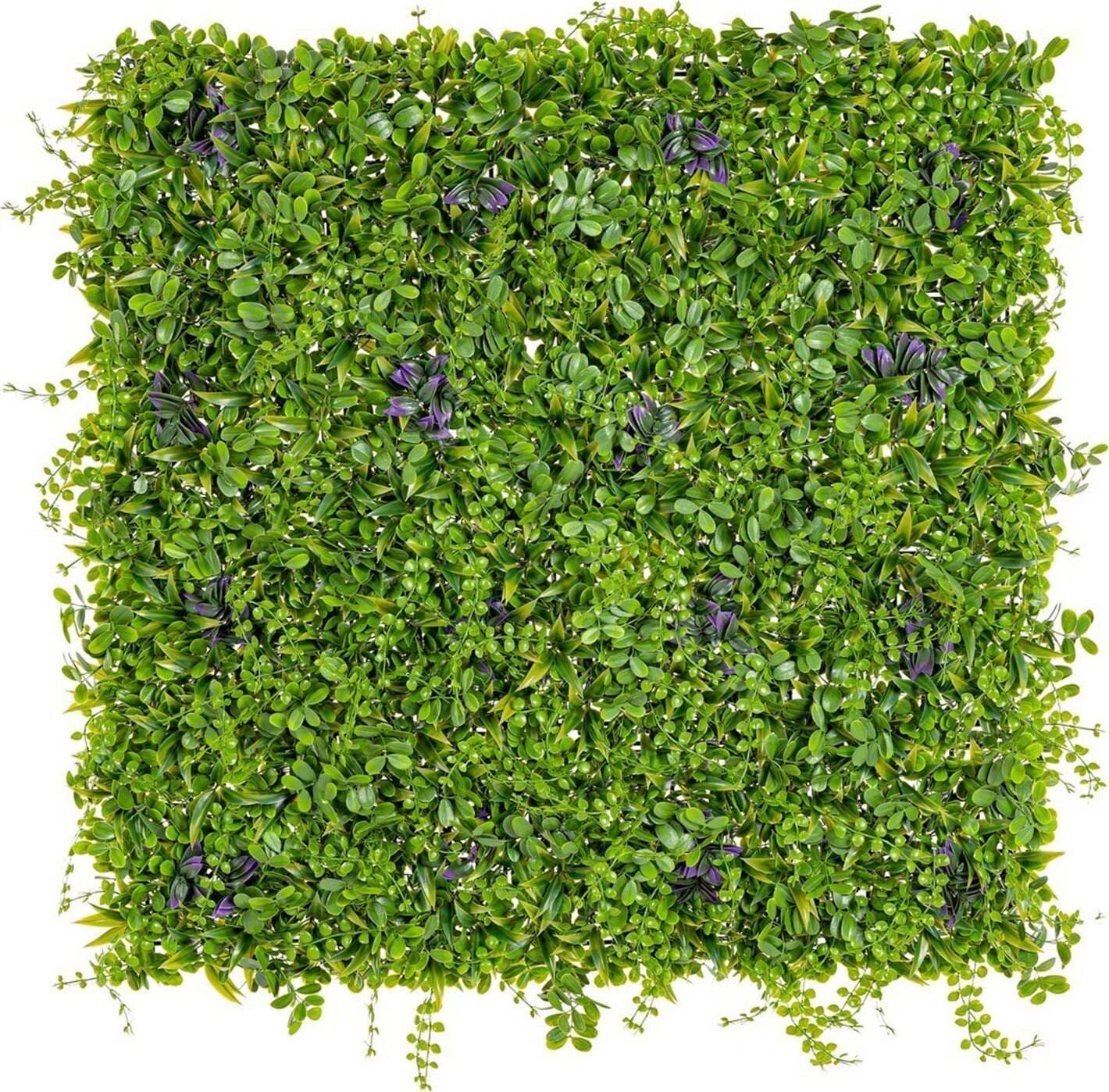Parete sintetica decorativa, resistente ai raggi UV e alle intemperie, in polietilene Giardino e giardinaggio/Decorazioni per il giardino/Erba artificiale Decor Space - Altamura, Commerciovirtuoso.it