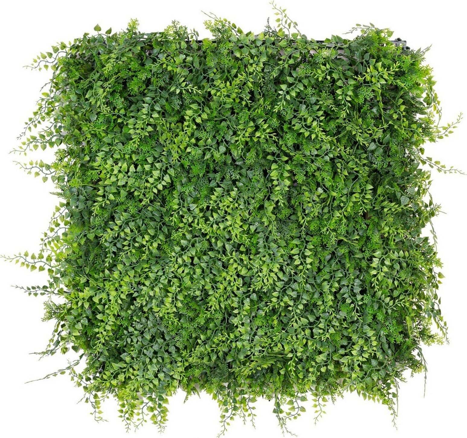 Parete sintetica decorativa, resistente ai raggi UV e alle intemperie, in polietilene Giardino e giardinaggio/Decorazioni per il giardino/Erba artificiale Decor Space - Altamura, Commerciovirtuoso.it