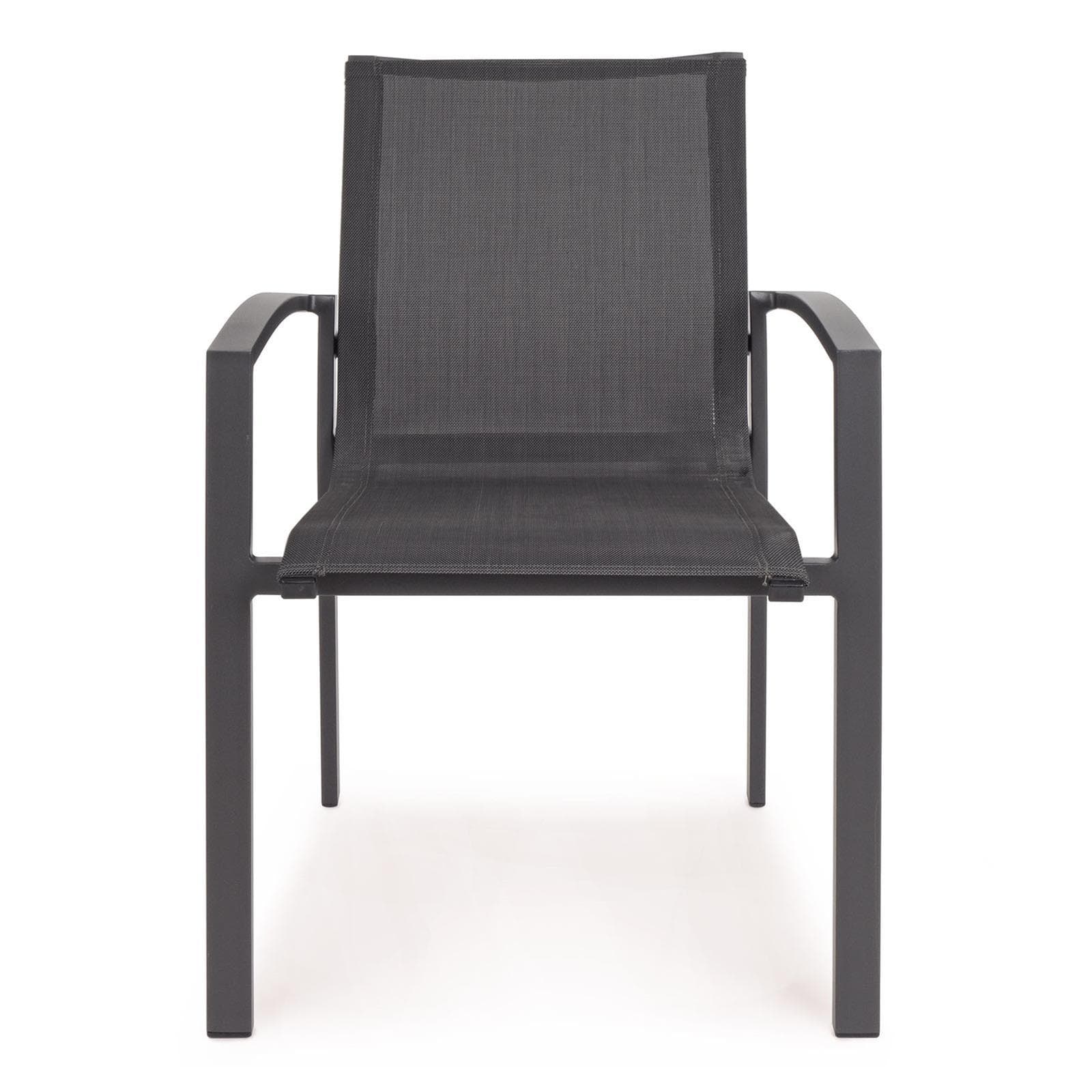 Poltrona "Atlantic" struttura in alluminio verniciato e texilene per giardino e veranda Giardino e giardinaggio/Arredamento da giardino e accessori/Sedie/Sedie per tavolo da giardino Decor Space - Altamura, Commerciovirtuoso.it