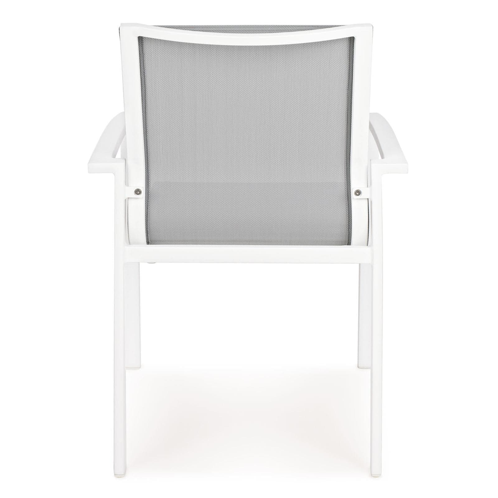 Poltrona "Atlantic" struttura in alluminio verniciato e texilene per giardino e veranda Giardino e giardinaggio/Arredamento da giardino e accessori/Sedie/Sedie per tavolo da giardino Decor Space - Altamura, Commerciovirtuoso.it