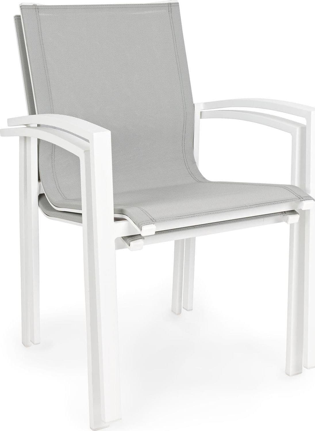 Poltrona "Atlantic" struttura in alluminio verniciato e texilene per giardino e veranda Giardino e giardinaggio/Arredamento da giardino e accessori/Sedie/Sedie per tavolo da giardino Decor Space - Altamura, Commerciovirtuoso.it