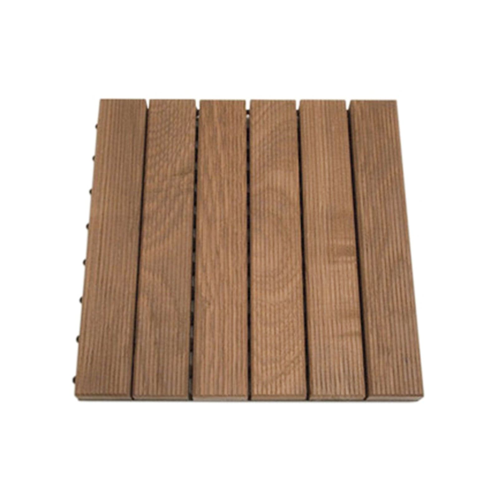 Pavimento modulare "Patio" Piano in legno rigato con supporto in PVC per giardino e terrazzo in Erba artificiale Decor Space - Altamura, commercioVirtuoso.it