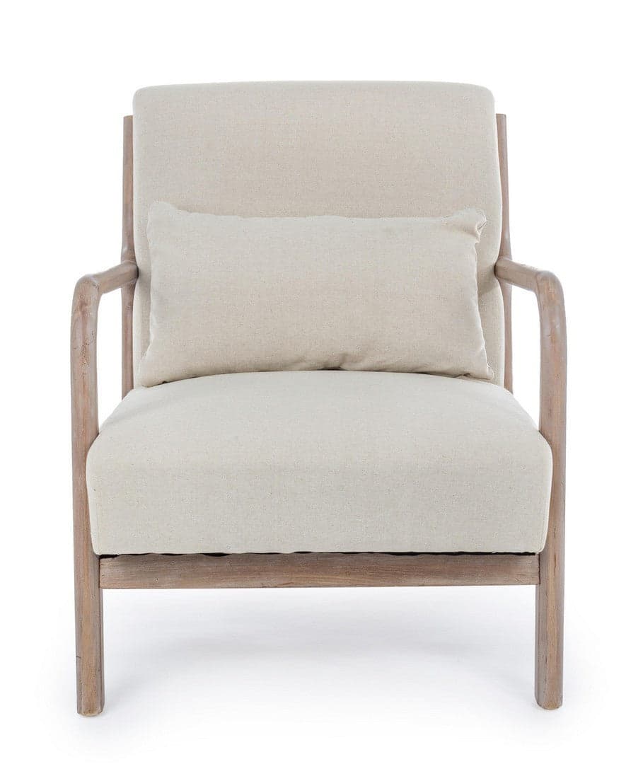 Poltrona "Ancilla" per interno, Struttura In Rubber Wood 66 x 85 x 74h cm in Poltrone Decor Space - Altamura, commercioVirtuoso.it