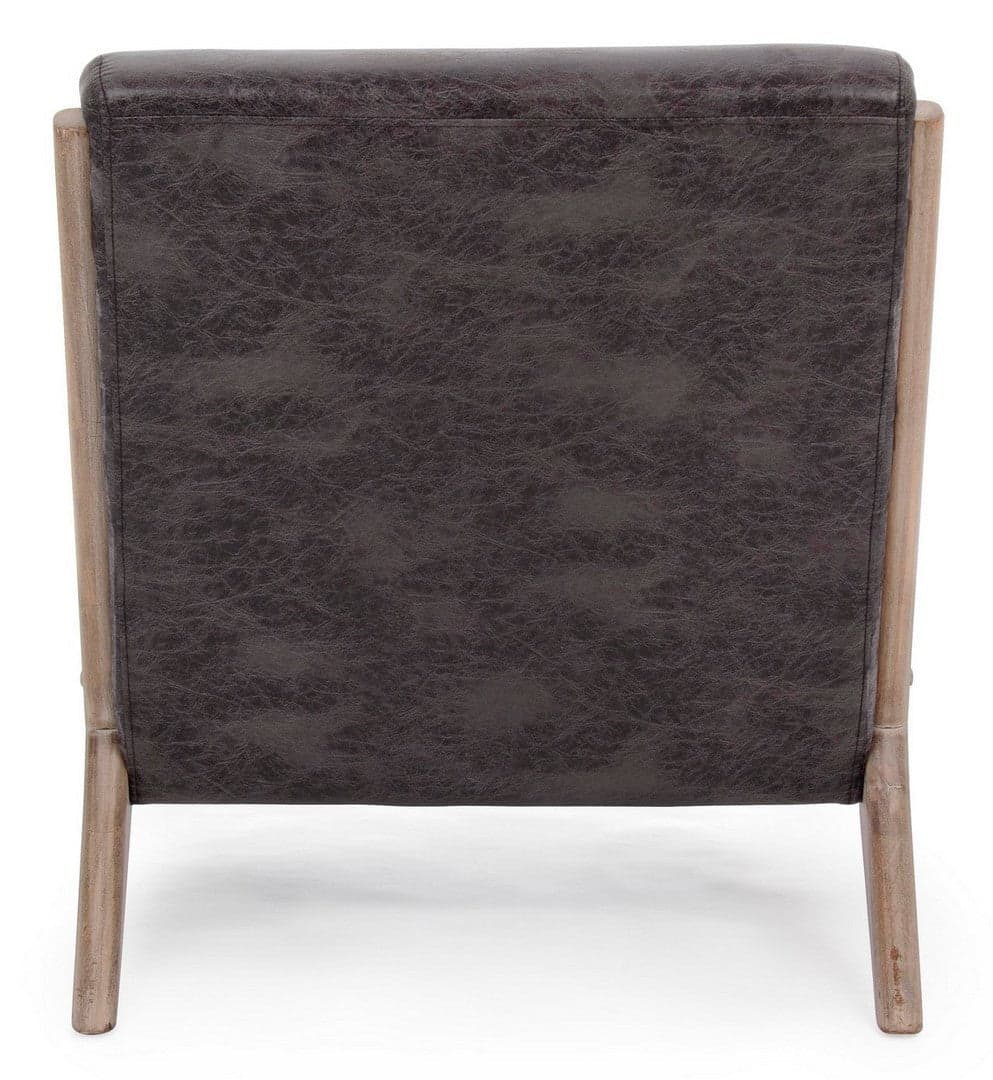 Poltrona "Ancilla" per interno, Struttura In Rubber Wood 66 x 85 x 74h cm in Poltrone Decor Space - Altamura, commercioVirtuoso.it