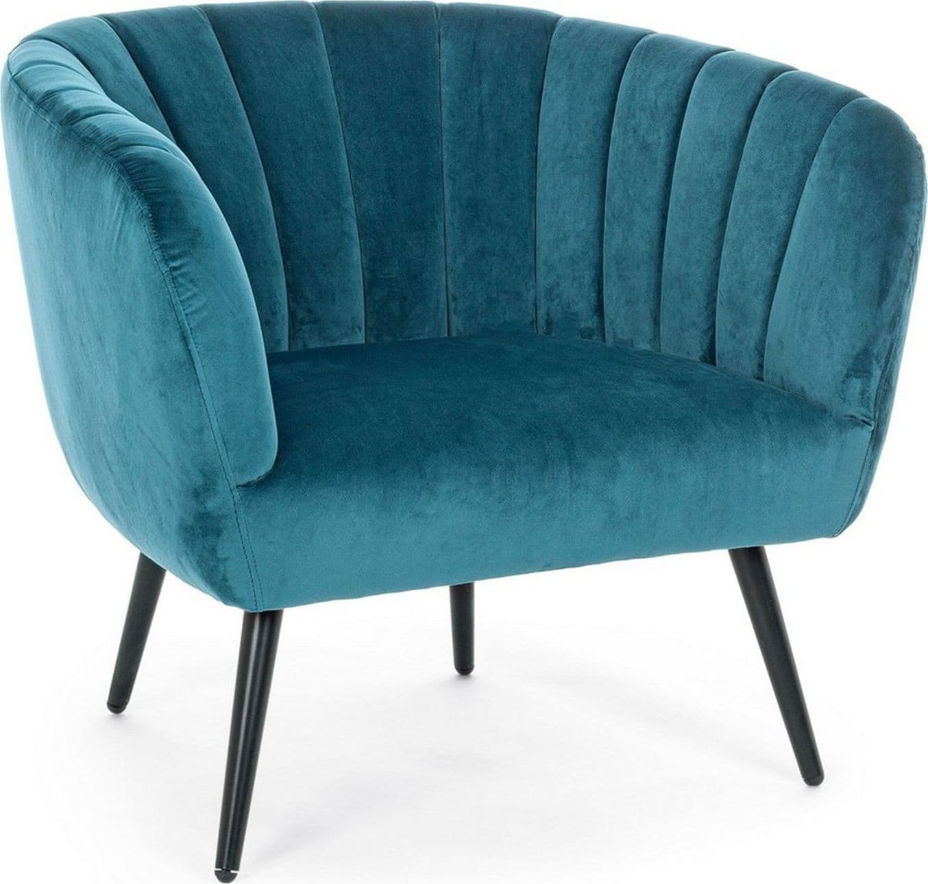 Poltrona "Avril" per interno, Struttura In Legno Compensato, Gambe In Acciaio Verniciato A Polvere Epossidica 76 x 70 x 68h cm - 23