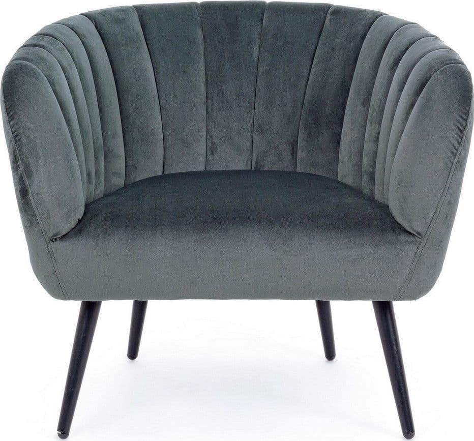 Poltrona "Avril" per interno, Struttura In Legno Compensato, Gambe In Acciaio Verniciato A Polvere Epossidica 76 x 70 x 68h cm - 31