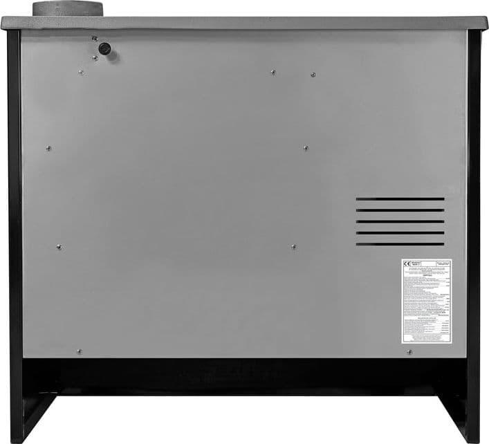 Cucina a legna "Beatrice" 9 kw con forno in acciaio verniciato h 79 cm - 8