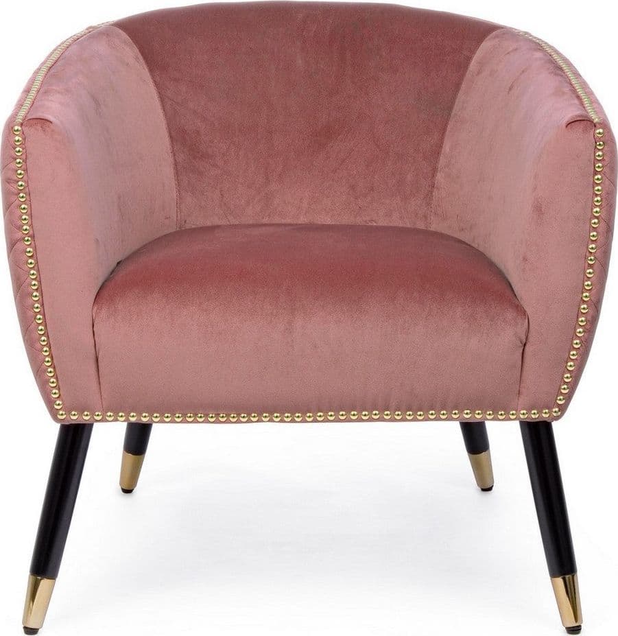 Poltrona "Caitlin" per interno, Struttura In Legno Compensato, Gambe In Rubberwood 74 x 71 x 71h cm in Poltrone Decor Space - Altamura, commercioVirtuoso.it