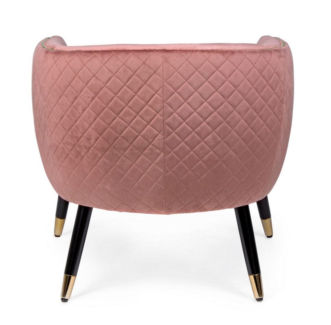 Poltrona "Caitlin" per interno, Struttura In Legno Compensato, Gambe In Rubberwood 74 x 71 x 71h cm in Poltrone Decor Space - Altamura, commercioVirtuoso.it