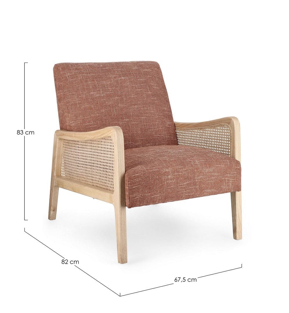 Poltrona "Deanna" per interno, Struttura In Legno Di Pino E Compensato 67.5 x 82 x 83h cm in Poltrone Decor Space - Altamura, commercioVirtuoso.it