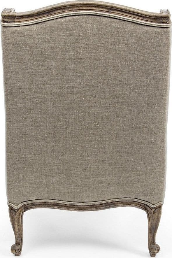 Poltrona "Catherine" per interno, Struttura In Legno Di Mango Massiccio Invecchiato 70 x 72 x 102h cm in Poltrone Decor Space - Altamura, commercioVirtuoso.it