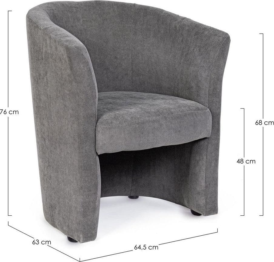 Poltrona "Belize" per interno, Struttura In Legno Di Pino E Compensato 64,5 x 63 x 76h cm in Poltrone Decor Space - Altamura, commercioVirtuoso.it