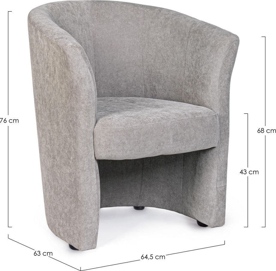 Poltrona "Belize" per interno, Struttura In Legno Di Pino E Compensato 64,5 x 63 x 76h cm in Poltrone Decor Space - Altamura, commercioVirtuoso.it