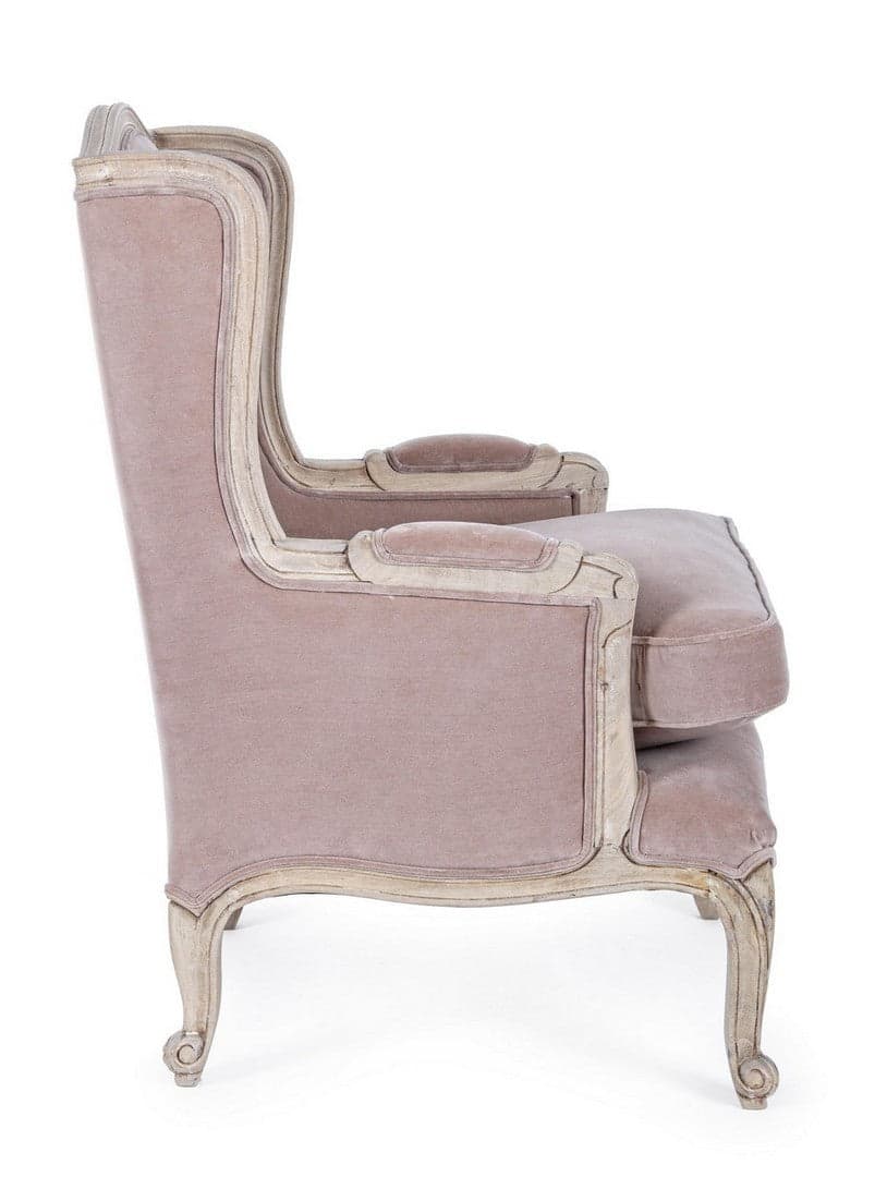 Poltrona "Lorelie" per interno, Struttura In Legno Di Mango Massiccio 72 x 76 x 102h cm Casa e cucina/Arredamento/Soggiorno/Poltrone e sedie/Poltrone Decor Space - Altamura, Commerciovirtuoso.it