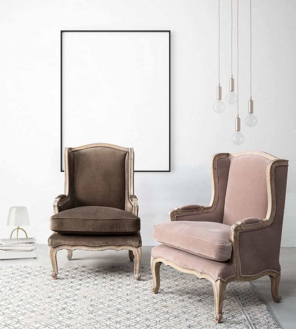 Poltrona "Lorelie" per interno, Struttura In Legno Di Mango Massiccio 72 x 76 x 102h cm Casa e cucina/Arredamento/Soggiorno/Poltrone e sedie/Poltrone Decor Space - Altamura, Commerciovirtuoso.it