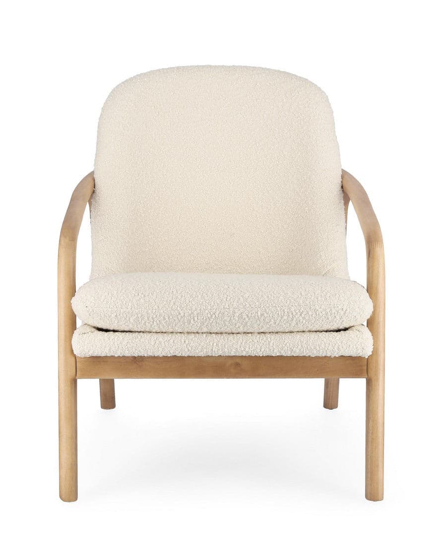 Poltrona "Elaide" per interno, Struttura In Rubberwood 65.5 x 74.5 x 82h cm in Poltrone Decor Space - Altamura, commercioVirtuoso.it