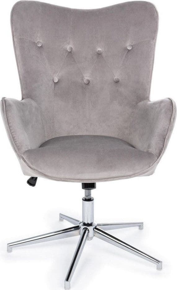 Poltrona "Farida" per interno, Struttura E Base In Acciaio Cromato 69 x 70 x 105/117h cm in Poltrone Decor Space - Altamura, commercioVirtuoso.it