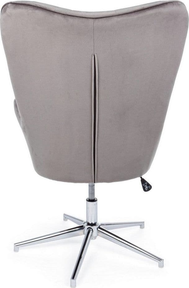 Poltrona "Farida" per interno, Struttura E Base In Acciaio Cromato 69 x 70 x 105/117h cm in Poltrone Decor Space - Altamura, commercioVirtuoso.it