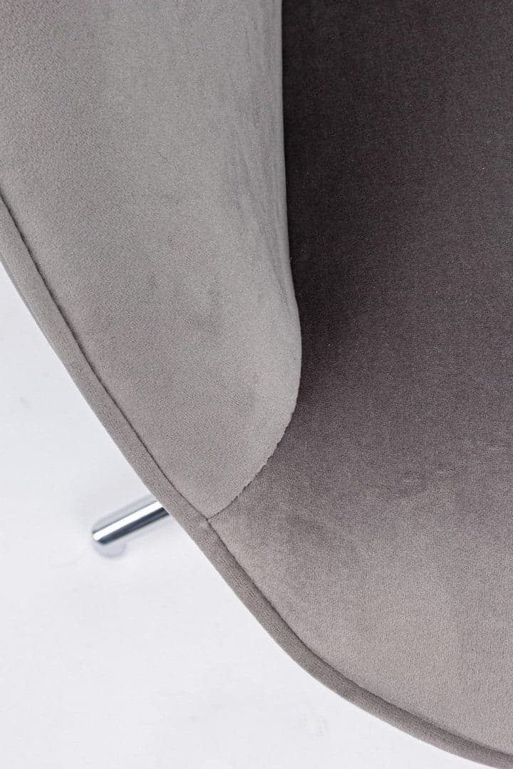 Poltrona "Farida" per interno, Struttura E Base In Acciaio Cromato 69 x 70 x 105/117h cm in Poltrone Decor Space - Altamura, commercioVirtuoso.it