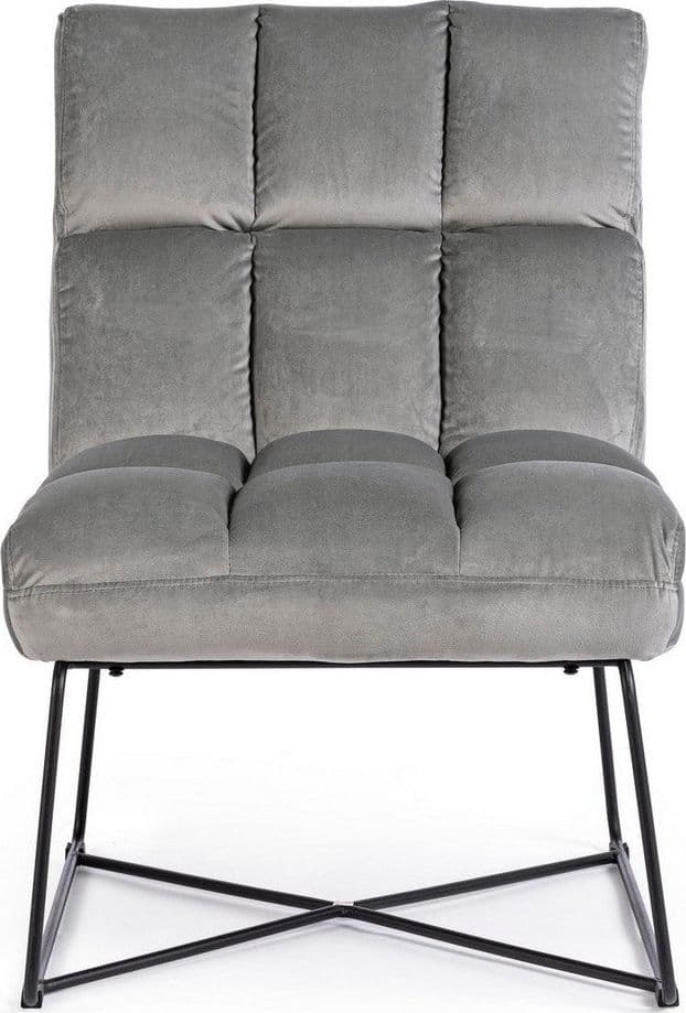 Poltrona "Lizzie" per interno, Struttura E Gambe In Acciaio Verniciato A Polvere Epossidica 61 x 82 x 87h cm Casa e cucina/Arredamento/Soggiorno/Poltrone e sedie/Poltrone Decor Space - Altamura, Commerciovirtuoso.it