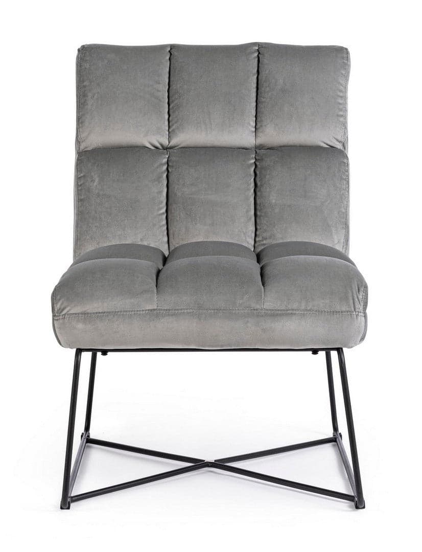 Poltrona "Lizzie" per interno, Struttura E Gambe In Acciaio Verniciato A Polvere Epossidica 61 x 82 x 87h cm Casa e cucina/Arredamento/Soggiorno/Poltrone e sedie/Poltrone Decor Space - Altamura, Commerciovirtuoso.it