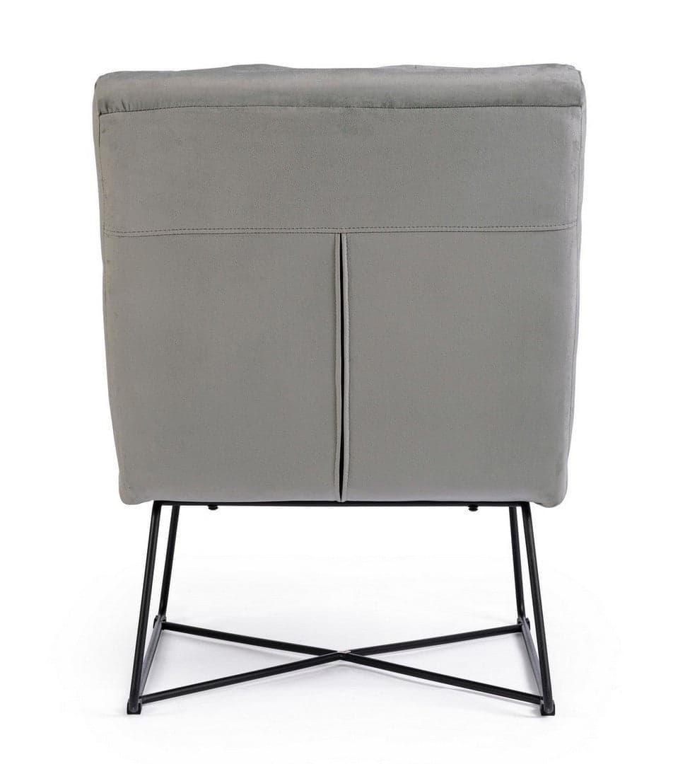 Poltrona "Lizzie" per interno, Struttura E Gambe In Acciaio Verniciato A Polvere Epossidica 61 x 82 x 87h cm Casa e cucina/Arredamento/Soggiorno/Poltrone e sedie/Poltrone Decor Space - Altamura, Commerciovirtuoso.it
