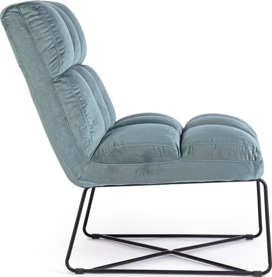 Poltrona "Lizzie" per interno, Struttura E Gambe In Acciaio Verniciato A Polvere Epossidica 61 x 82 x 87h cm Casa e cucina/Arredamento/Soggiorno/Poltrone e sedie/Poltrone Decor Space - Altamura, Commerciovirtuoso.it