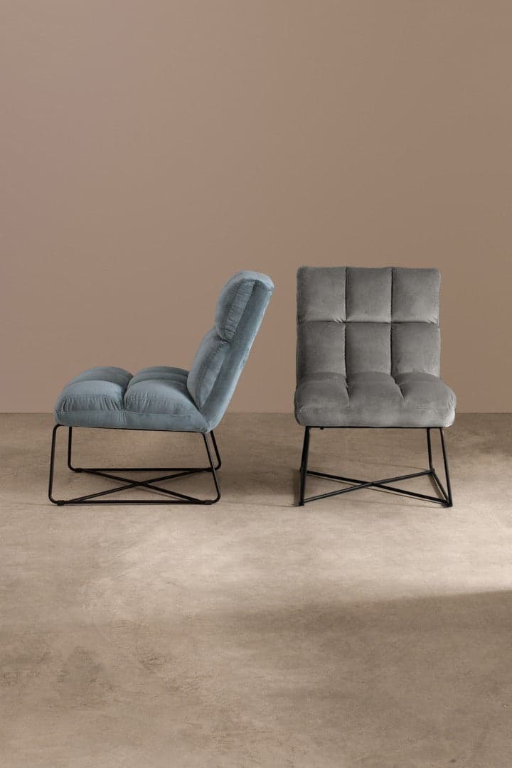 Poltrona "Lizzie" per interno, Struttura E Gambe In Acciaio Verniciato A Polvere Epossidica 61 x 82 x 87h cm Casa e cucina/Arredamento/Soggiorno/Poltrone e sedie/Poltrone Decor Space - Altamura, Commerciovirtuoso.it