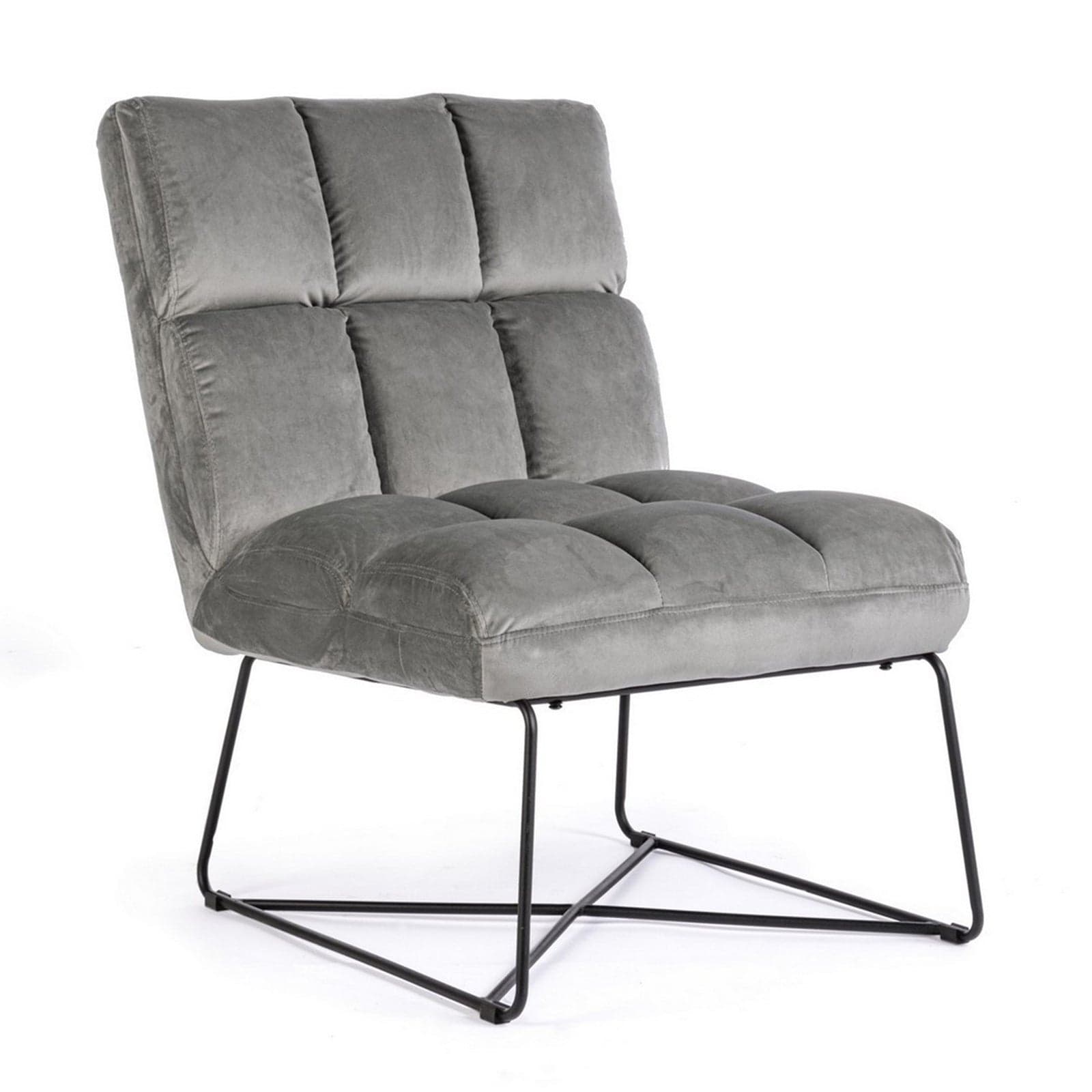 Poltrona "Lizzie" per interno, Struttura E Gambe In Acciaio Verniciato A Polvere Epossidica 61 x 82 x 87h cm Casa e cucina/Arredamento/Soggiorno/Poltrone e sedie/Poltrone Decor Space - Altamura, Commerciovirtuoso.it