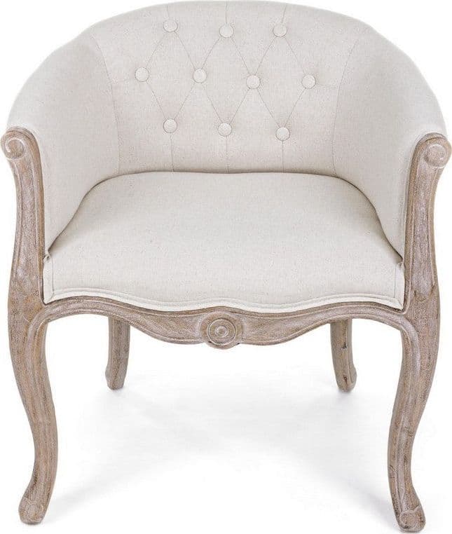 Poltrona "Diva" per interno, Struttura In Rubber Wood, Seduta Rivestita In Poliestere 60 x 60 x 70h cm in Poltrone Decor Space - Altamura, commercioVirtuoso.it