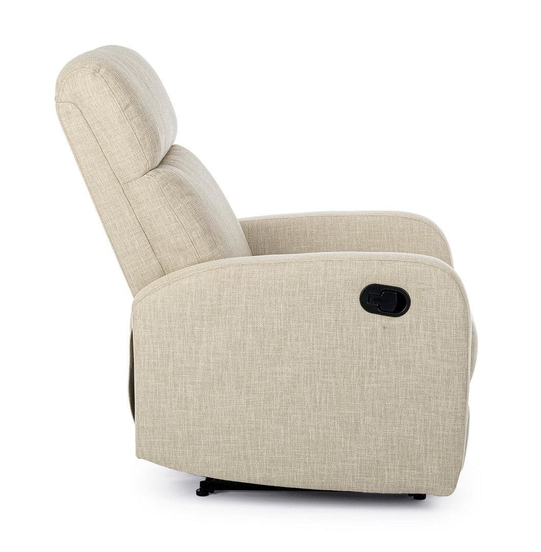 Poltrona "Iris" per interno, Struttura In Acciaio E Compensato 67,5 x 90,5/140 x 98h cm Casa e cucina/Arredamento/Soggiorno/Poltrone e sedie/Poltrone Decor Space - Altamura, Commerciovirtuoso.it