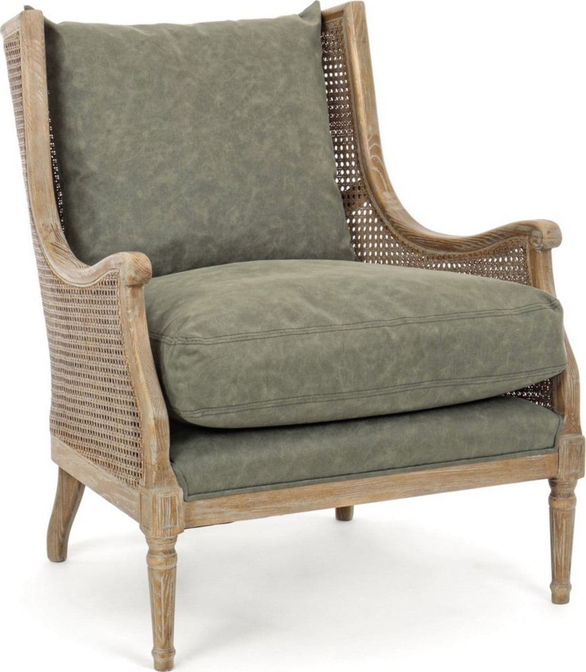 Poltrona "Carolina" per interno, Struttura In Legno Di Frassino Con Intreccio In Paglia Di Vienna 74.5 x 85 x 98h cm in Poltrone Decor Space - Altamura, commercioVirtuoso.it