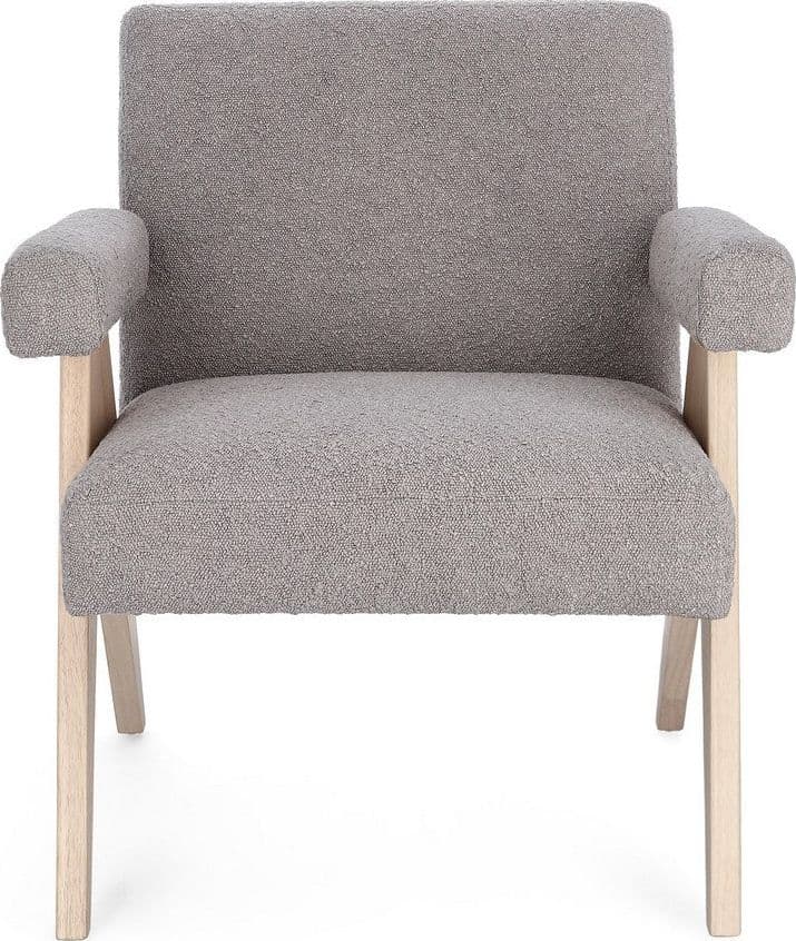 Poltrona "Faiza" per interno, Struttura In Legno, Gambe In Rubberwood 57.5 x 80 x 83h cm in Poltrone Decor Space - Altamura, commercioVirtuoso.it