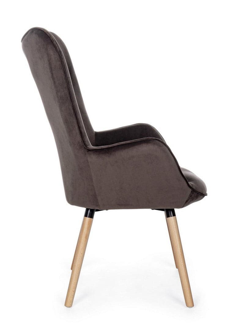 Poltrona "Juliet" per interno, Struttura In Legno 68 x 76 x 105h cm in Poltrone Decor Space - Altamura, commercioVirtuoso.it