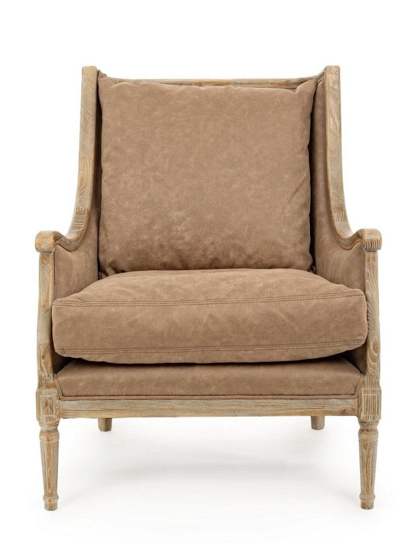 Poltrona "Caterina" per interno, Struttura In Legno Di Frassino 74.5 x 85 x 98h cm in Poltrone Decor Space - Altamura, commercioVirtuoso.it