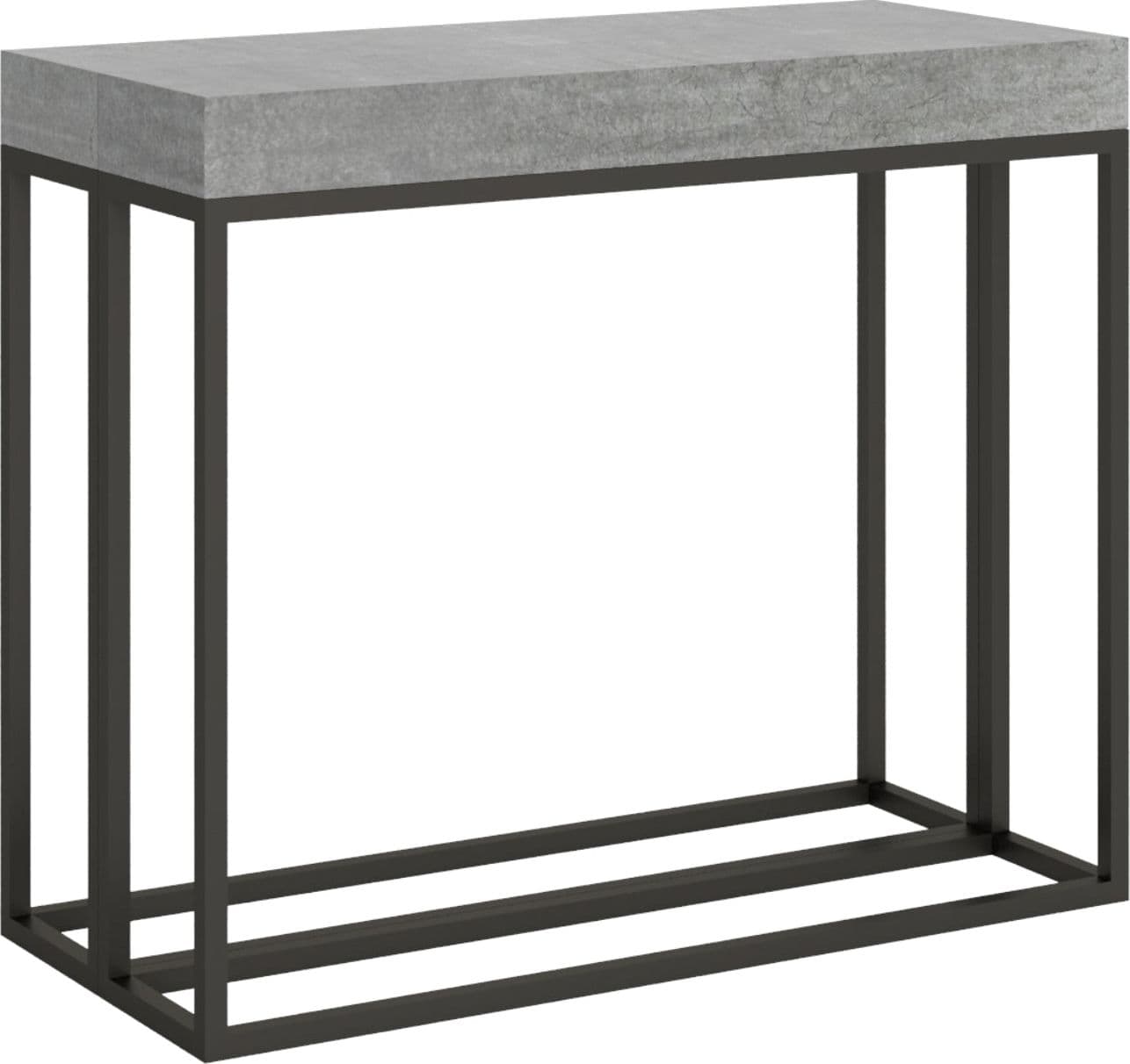 Tavolo consolle "Taranto" allungabile in legno per sala da pranzo in Credenze Decor Space - Altamura, commercioVirtuoso.it