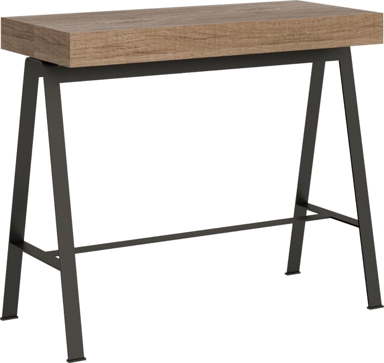 Tavolo consolle "Prato" allungabile in legno per sala da pranzo in Credenze Decor Space - Altamura, commercioVirtuoso.it