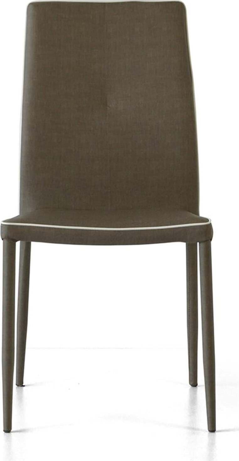 Sedia color Tartufo in ecopelle con stampa effetto tessuto 6 pezzi Casa e cucina/Arredamento/Sala da pranzo/Sedie Decor Space - Altamura, Commerciovirtuoso.it