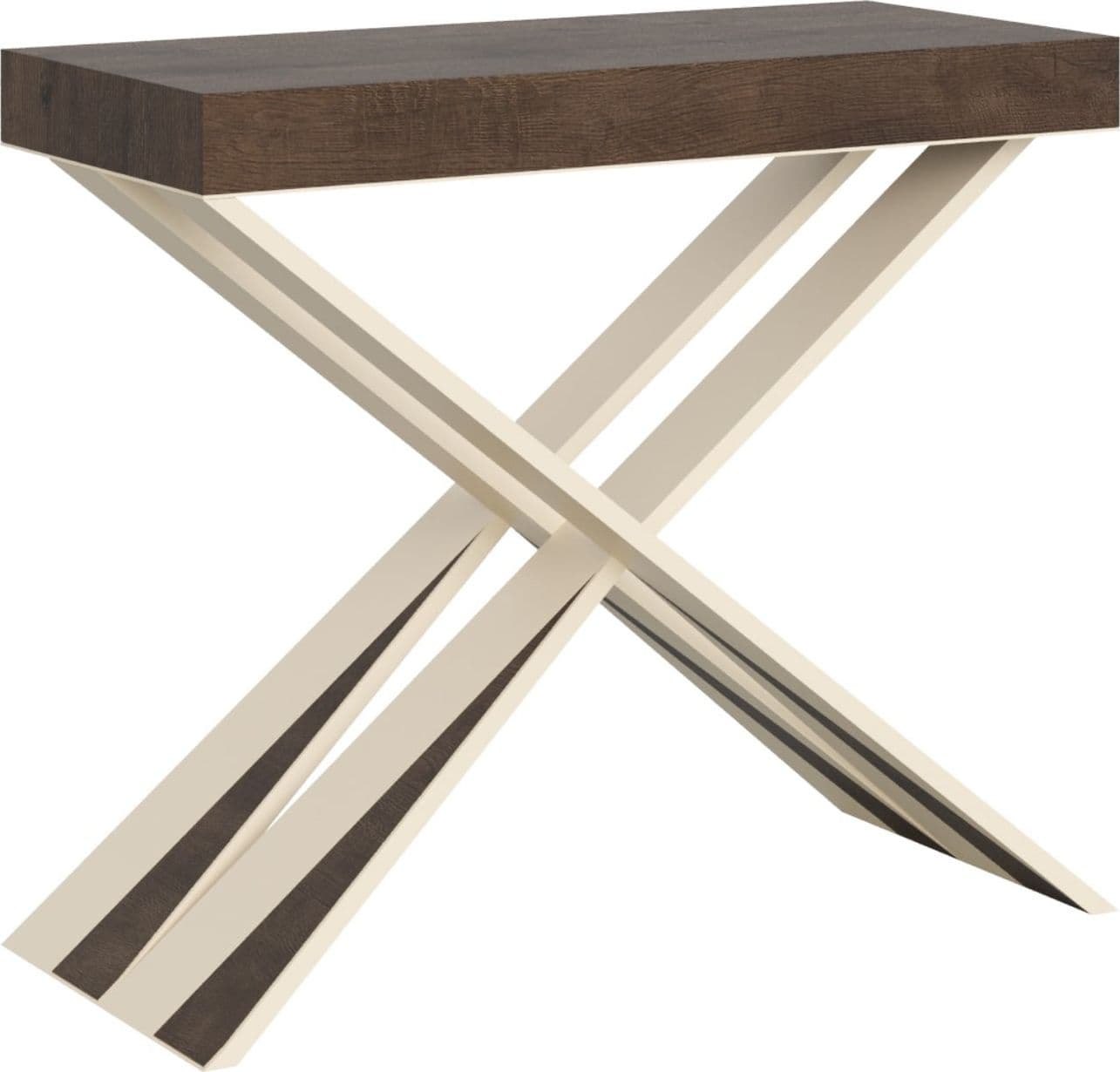 Tavolo consolle "Brescia" allungabile in legno per sala da pranzo in Credenze Decor Space - Altamura, commercioVirtuoso.it