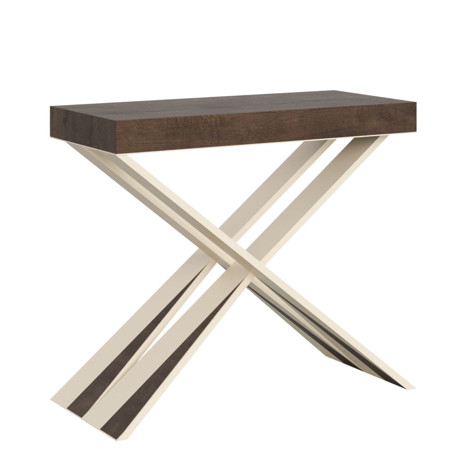 Tavolo consolle "Brescia" allungabile in legno per sala da pranzo in Credenze Decor Space - Altamura, commercioVirtuoso.it